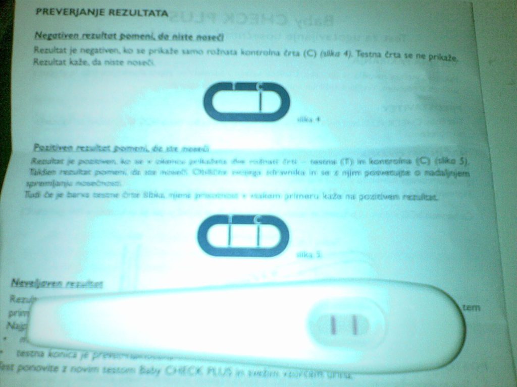 drugi pozitivni test